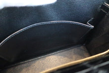 Load image into Gallery viewer, HERMES KELLY 25 Crocodile Alligator Black □B Engraving Shoulder bag 600040130