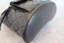 將圖片載入圖庫檢視器 CHANEL/シャネル マトラッセチェーンリュック ラムスキン ブラック/ゴールド金具 リュック 700090222