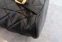 將圖片載入圖庫檢視器 CHANEL/シャネル マトラッセチェーンリュック ラムスキン ブラック/ゴールド金具 リュック 800020257