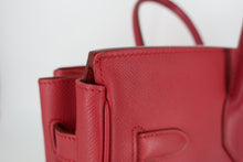 Load image into Gallery viewer, HERMES BIRKIN 35 Graine Couchevel leather Rouge vif □C Engraving Hand bag 800100073