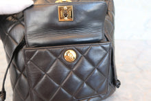 將圖片載入圖庫檢視器 CHANEL/シャネル マトラッセチェーンリュック ラムスキン ブラック/ゴールド金具 リュック 700090222