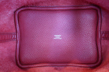 将图片加载到图库查看器,HERMES PICOTIN LOCK PM Clemence leather Rouge casaque □Q刻印 Hand bag 800010039