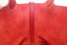 将图片加载到图库查看器,HERMES PICOTIN LOCK PM Clemence leather Rouge casaque □Q刻印 Hand bag 800010039