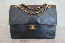 画像をギャラリービューアに読み込む, CHANEL/シャネル マトラッセWフラップWチェーンショルダーバッグ ラムスキン ブラック/ゴールド金具 ショルダーバッグ 800040130