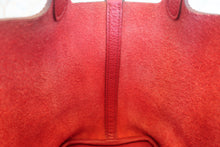 将图片加载到图库查看器,HERMES PICOTIN LOCK PM Clemence leather Rouge casaque □Q刻印 Hand bag 800010039