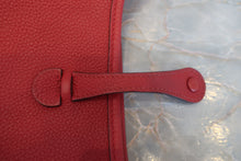 Load image into Gallery viewer, HERMES  EVELYNE TPM Clemence leather Vermillon Z Engraving Shoulder bag 700080179