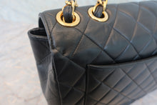 將圖片載入圖庫檢視器 CHANEL/シャネル 中マトラッセシングルフラップWチェーンショルダーバッグ ラムスキン ブラック/ゴールド金具 ショルダーバッグ 800020177