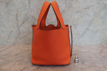 画像をギャラリービューアに読み込む, HERMES/エルメス ピコタンロックPM トリヨンクレマンス オレンジポピー A刻印 ハンドバッグ 800010088