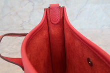 Load image into Gallery viewer, HERMES  EVELYNE TPM Clemence leather Vermillon Z Engraving Shoulder bag 700080179