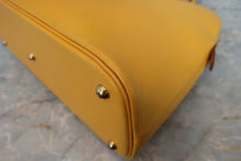 将图片加载到图库查看器,HERMES BOLIDE 35 Graine Couchevel leather Jaune □A刻印 Shoulder bag 800020121