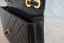 將圖片載入圖庫檢視器 CHANEL/シャネル 中マトラッセシングルフラップWチェーンショルダーバッグ ラムスキン ブラック/ゴールド金具 ショルダーバッグ 800020177