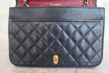 画像をギャラリービューアに読み込む, CHANEL/シャネル マトラッセフルフラップチェーンショルダーバッグ ラムスキン ブラック/ゴールド金具 ショルダーバッグ 800060213
