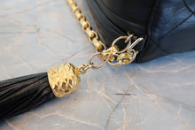 將圖片載入圖庫檢視器 CHANEL/シャネル マトラッセフリンジチェーンショルダーバッグ ラムスキン ブラック/ゴールド金具 ショルダーバッグ 700090186