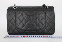 将图片加载到图库查看器,CHANEL/香奈儿 CF 双盖 双链条包 荔枝皮 Black/Silver hardware(黑色/银色金属) 肩背包 800090131