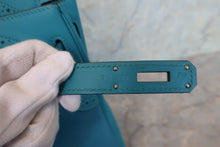 画像をギャラリービューアに読み込む, HERMES/エルメス ケリー35 ギリーズ トゴ/ヴォースイフト ターコイズ T刻印 ショルダーバッグ 700100241