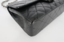 将图片加载到图库查看器,CHANEL/香奈儿 CF 双盖 双链条包 荔枝皮 Black/Silver hardware(黑色/银色金属) 肩背包 800090131