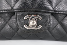 将图片加载到图库查看器,CHANEL/香奈儿 CF 双盖 双链条包 荔枝皮 Black/Silver hardware(黑色/银色金属) 肩背包 800090131