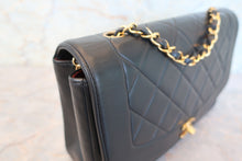 將圖片載入圖庫檢視器 CHANEL/シャネル ダイアナマトラッセチェーンショルダーバッグ ラムスキン ブラック/ゴールド金具 ショルダーバッグ 700090232