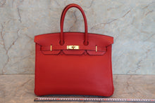 画像をギャラリービューアに読み込む, HERMES/エルメス バーキン35 トゴ ヴァーミリオン □H刻印 ハンドバッグ 700100212