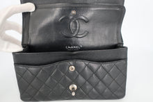 将图片加载到图库查看器,CHANEL/香奈儿 CF 双盖 双链条包 荔枝皮 Black/Silver hardware(黑色/银色金属) 肩背包 800090131