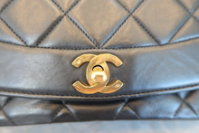 將圖片載入圖庫檢視器 CHANEL/シャネル ダイアナマトラッセチェーンショルダーバッグ ラムスキン ブラック/ゴールド金具 ショルダーバッグ 700090232