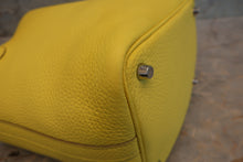 Load image into Gallery viewer, HERMES PICOTIN LOCK PM Clemence leather Lime U Engraving Hand bag 700120082