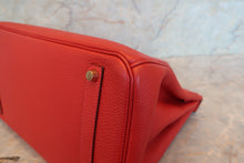 画像をギャラリービューアに読み込む, HERMES/エルメス バーキン35 トゴ ヴァーミリオン □H刻印 ハンドバッグ 700100212