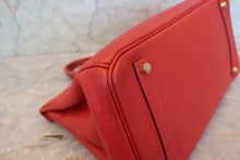画像をギャラリービューアに読み込む, HERMES/エルメス バーキン35 トゴ ヴァーミリオン □H刻印 ハンドバッグ 700100212
