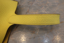Load image into Gallery viewer, HERMES PICOTIN LOCK PM Clemence leather Lime U Engraving Hand bag 700120082