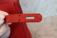 画像をギャラリービューアに読み込む, HERMES/エルメス バーキン35 トゴ ヴァーミリオン □H刻印 ハンドバッグ 700100212