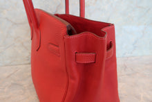 画像をギャラリービューアに読み込む, HERMES/エルメス バーキン35 トゴ ヴァーミリオン □H刻印 ハンドバッグ 700100212