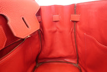画像をギャラリービューアに読み込む, HERMES/エルメス バーキン35 トゴ ヴァーミリオン □H刻印 ハンドバッグ 700100212