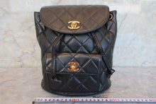画像をギャラリービューアに読み込む, CHANEL/シャネル マトラッセチェーンリュック ラムスキン ブラック/ゴールド金具 リュック 700090168