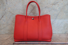 画像をギャラリービューアに読み込む, HERMES/エルメス ガーデンパーティTPM カントリー ルージュトマト X刻印 トートバッグ 700100201