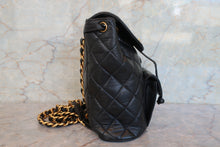 画像をギャラリービューアに読み込む, CHANEL/シャネル マトラッセチェーンリュック ラムスキン ブラック/ゴールド金具 リュック 700090168