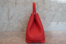 画像をギャラリービューアに読み込む, HERMES/エルメス ガーデンパーティTPM カントリー ルージュトマト X刻印 トートバッグ 700100201