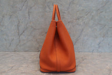 Load image into Gallery viewer, HERMES GARDEN PARTY PM Negonda leather Orange poppy □R Engraving Tote bag 700120121