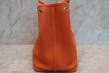 Load image into Gallery viewer, HERMES GARDEN PARTY PM Negonda leather Orange poppy □R Engraving Tote bag 700120121