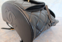 画像をギャラリービューアに読み込む, CHANEL/シャネル マトラッセチェーンリュック ラムスキン ブラック/ゴールド金具 リュック 700090168