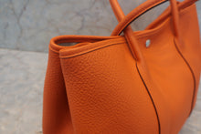 Load image into Gallery viewer, HERMES GARDEN PARTY PM Negonda leather Orange poppy □R Engraving Tote bag 700120121