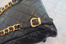 画像をギャラリービューアに読み込む, CHANEL/シャネル マトラッセチェーンリュック ラムスキン ブラック/ゴールド金具 リュック 700090168