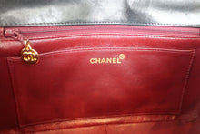 画像をギャラリービューアに読み込む, CHANEL/シャネル Vステッチ2WAYバッグ ラムスキン ブラック/ゴールド金具 ショルダーバッグ 800050150
