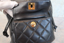 画像をギャラリービューアに読み込む, CHANEL/シャネル マトラッセチェーンリュック ラムスキン ブラック/ゴールド金具 リュック 700090168