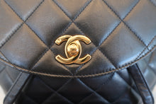 画像をギャラリービューアに読み込む, CHANEL/シャネル マトラッセチェーンリュック ラムスキン ブラック/ゴールド金具 リュック 700090168