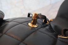 画像をギャラリービューアに読み込む, CHANEL/シャネル マトラッセチェーンリュック ラムスキン ブラック/ゴールド金具 リュック 700090168