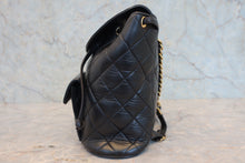 將圖片載入圖庫檢視器 CHANEL/シャネル マトラッセチェーンリュック ラムスキン ブラック/ゴールド金具 リュック 800030206
