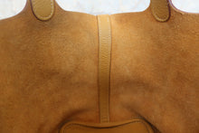 将图片加载到图库查看器,HERMES PICOTIN LOCK PM Clemence leather Curry □L刻印 Hand bag 800020011