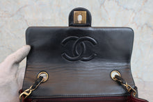 将图片加载到图库查看器,CHANEL/香奈儿 迷你CF 单盖 链条包 羊皮 Black/Gold hadware(黑色/金色金属) 肩背包 800050134