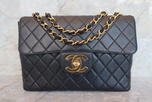画像をギャラリービューアに読み込む, CHANEL/シャネル 中マトラッセシングルフラップチェーンショルダーバッグ ラムスキン ブラック/ゴールド金具 ショルダーバッグ 700080154