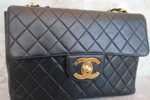 画像をギャラリービューアに読み込む, CHANEL/シャネル 中マトラッセシングルフラップチェーンショルダーバッグ ラムスキン ブラック/ゴールド金具 ショルダーバッグ 700080154